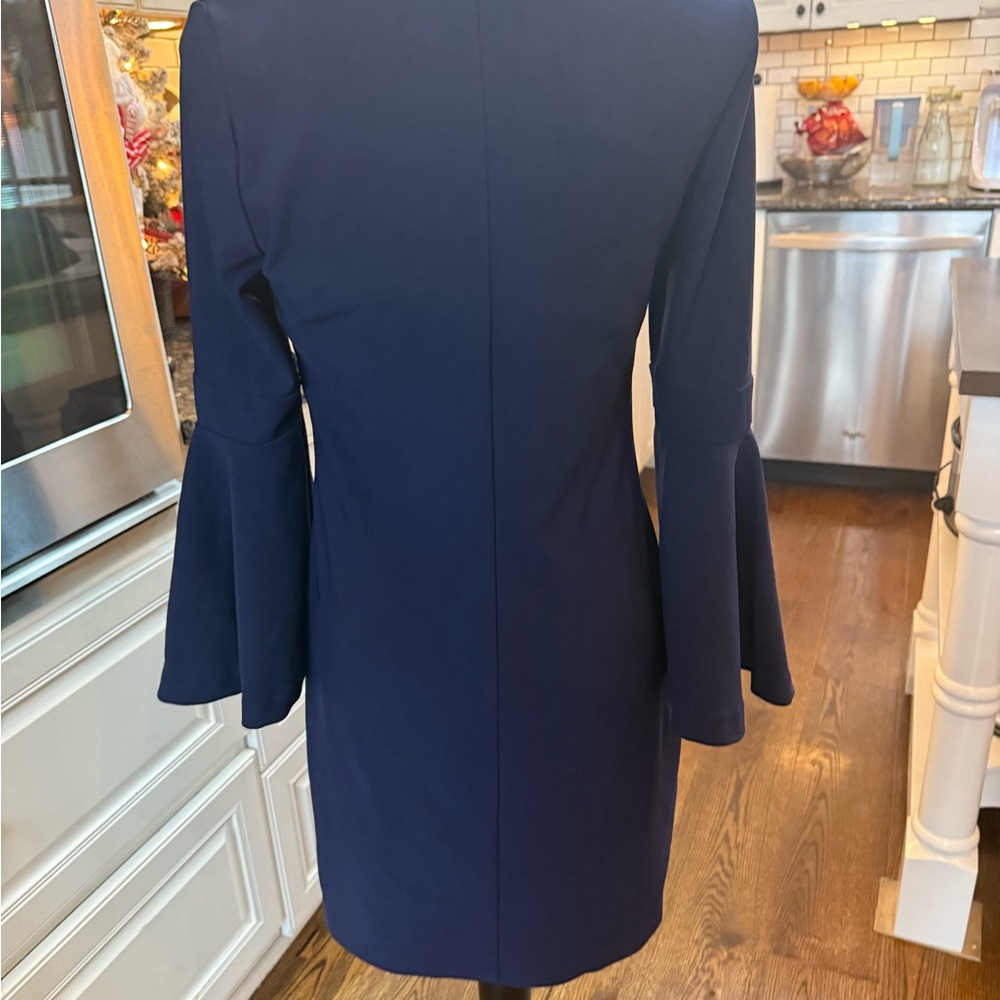 Boston Proper Navy Blue Women's Dress Size Small - Picture 3 of 7